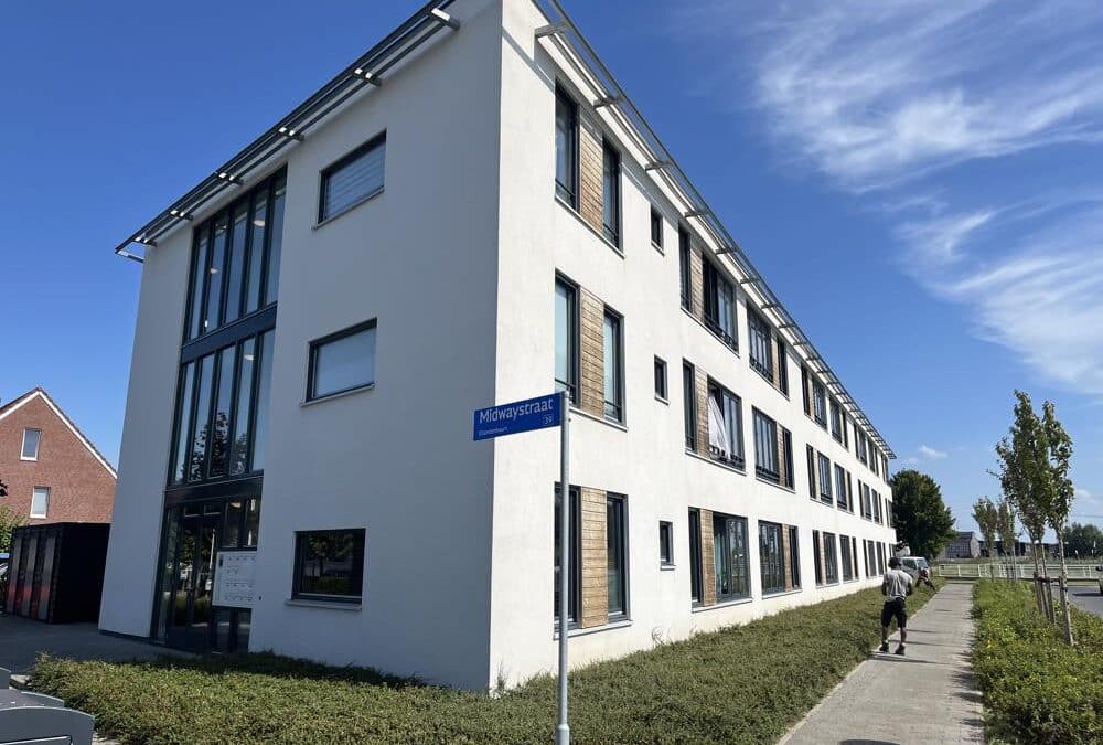 Gevelreiniging appartementencomplex in Almere