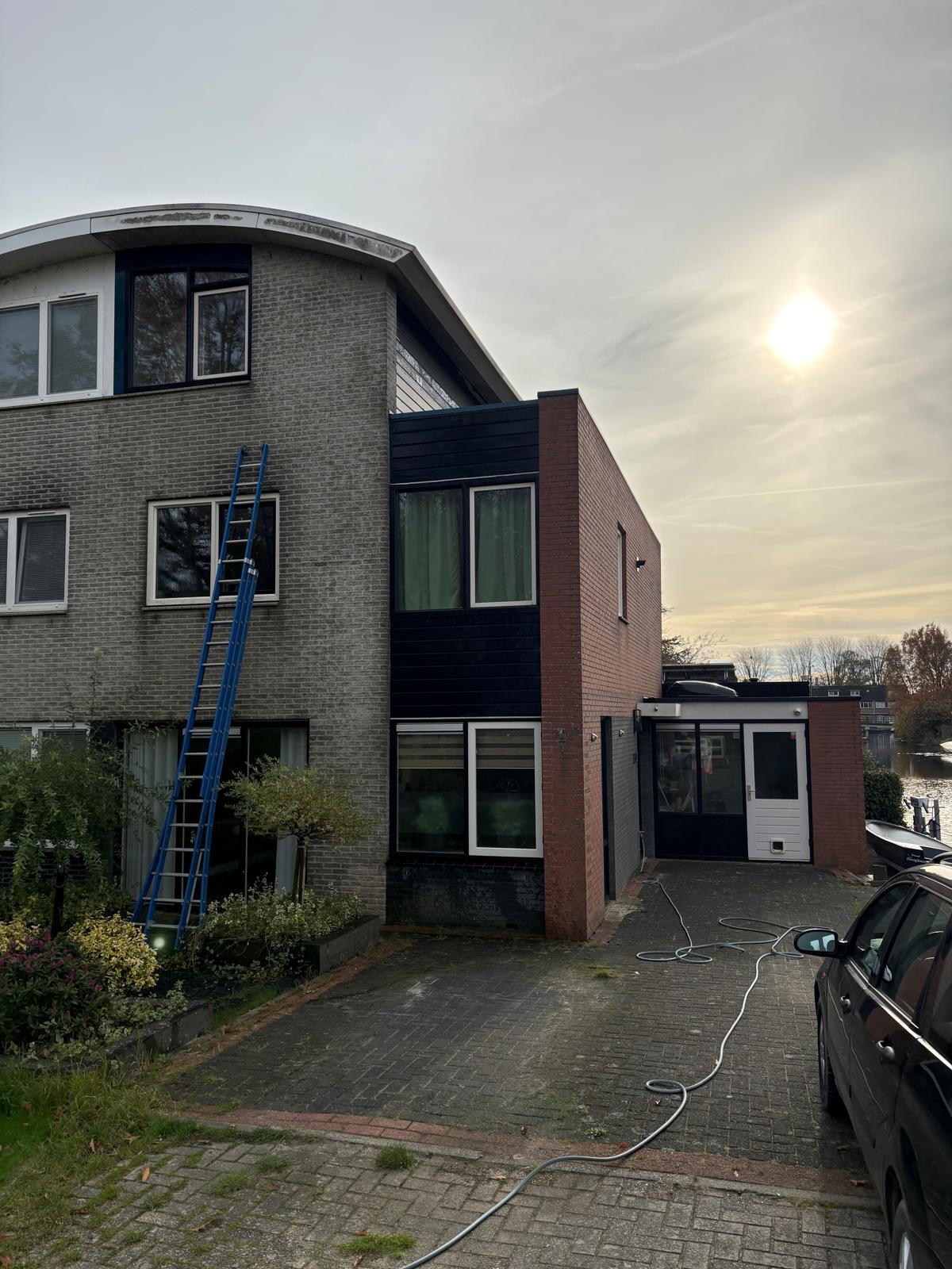 gevelreinigng Andijk-voor